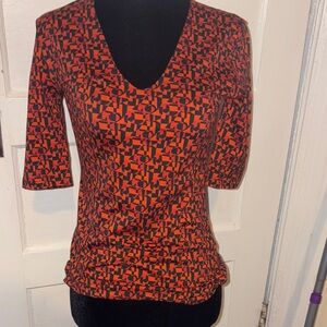NWT AKRIS Patterned Women's Top. Size 4